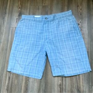 Cutter & Buck Blue Flat Front Shorts